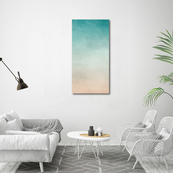 Bild auf Acrylglas vertikal Rauch