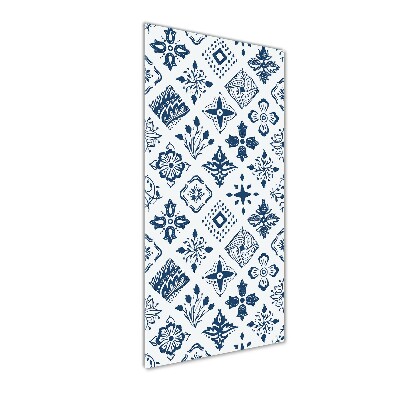 Plexiglasbilder vertikal Blumenmuster