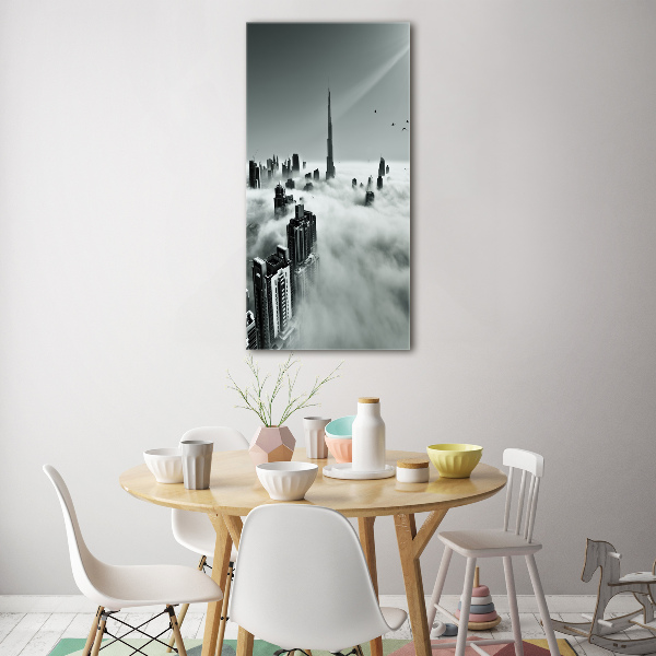Bild auf Acrylglas vertikal Wolkenkratzer