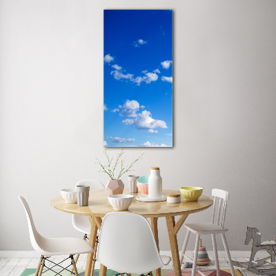 Plexiglasbilder vertikal Wolken am Himmel