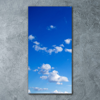 Plexiglasbilder vertikal Wolken am Himmel