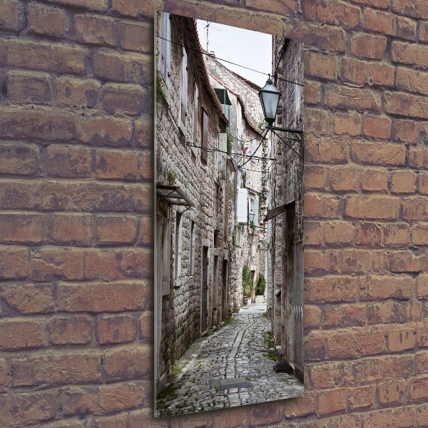 Bild auf Acrylglas vertikal Croatia Street