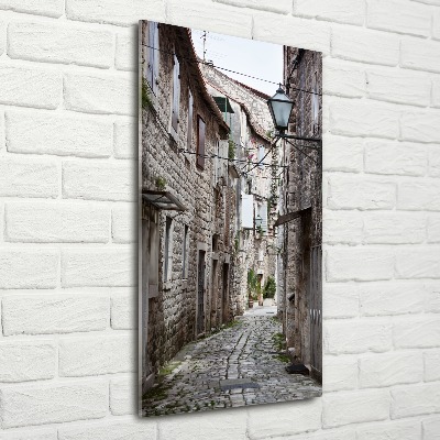 Bild auf Acrylglas vertikal Croatia Street