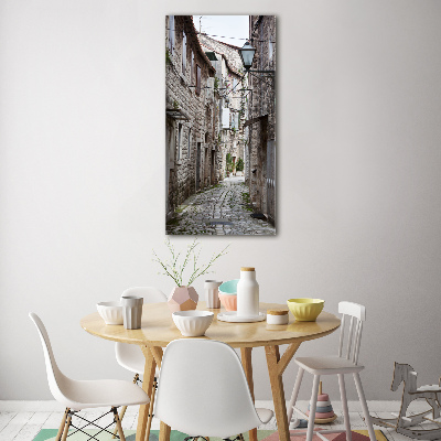 Bild auf Acrylglas vertikal Croatia Street