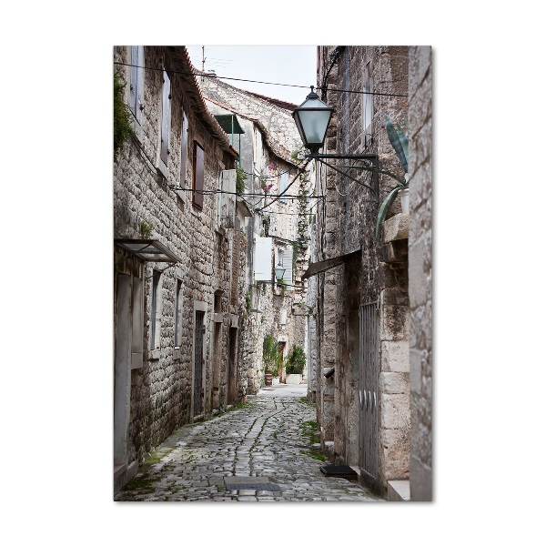 Bild auf Acrylglas vertikal Croatia Street