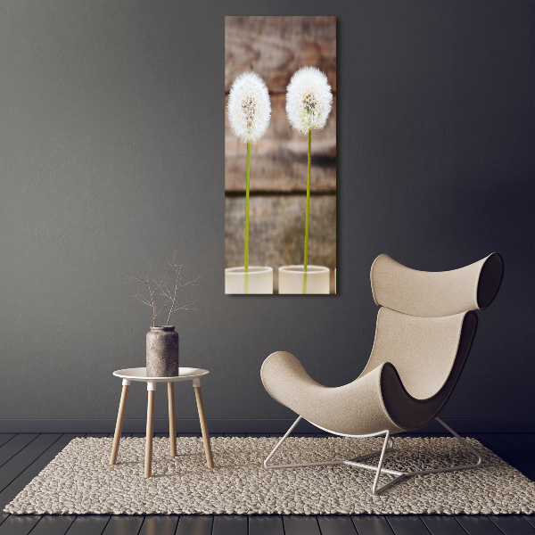 Plexiglasbilder vertikal Löwenzahn