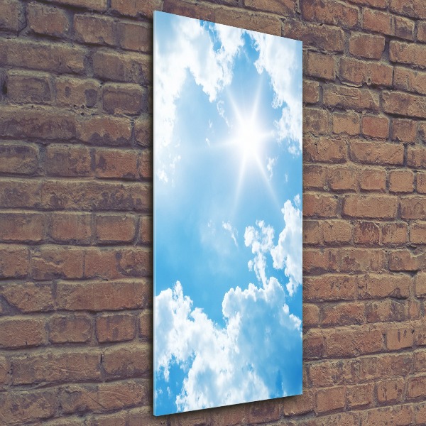 Plexiglasbilder vertikal Wolken am Himmel