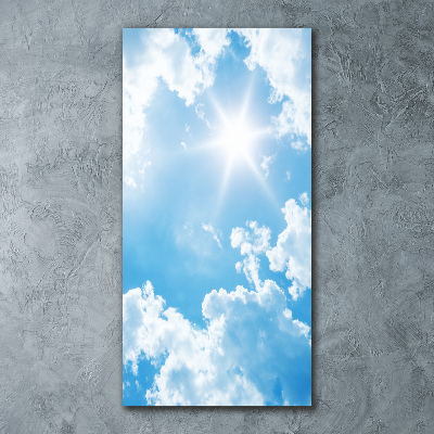 Plexiglasbilder vertikal Wolken am Himmel