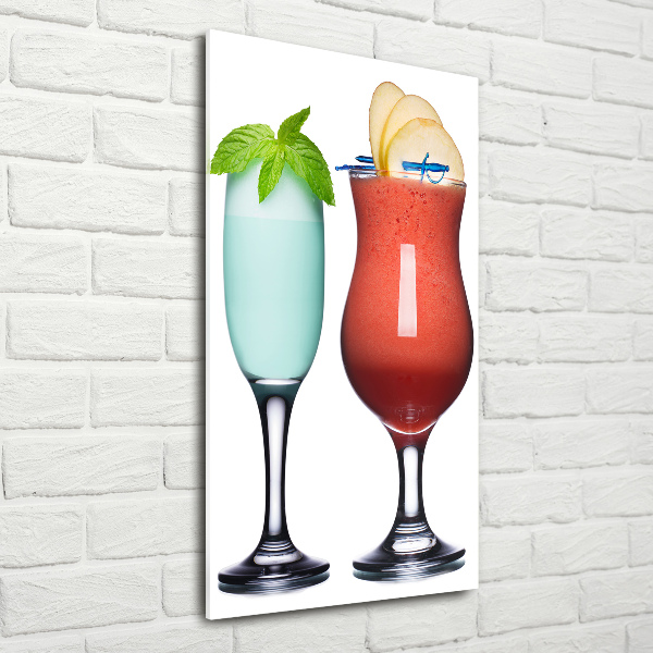Bild auf Acrylglas vertikal Farbenfrohe Cocktails