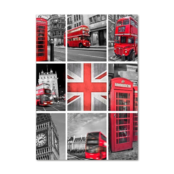 Modernes Acrylbild vertikal London College