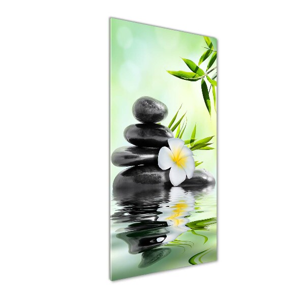 Bild auf Acrylglas vertikal Bambus