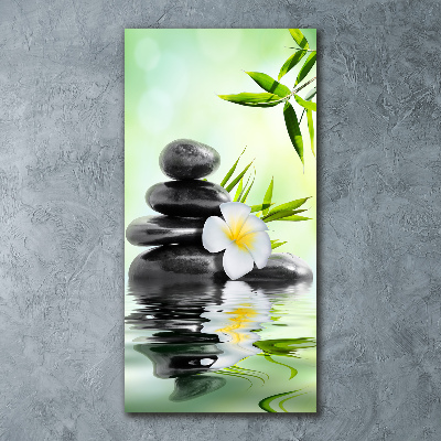 Bild auf Acrylglas vertikal Bambus