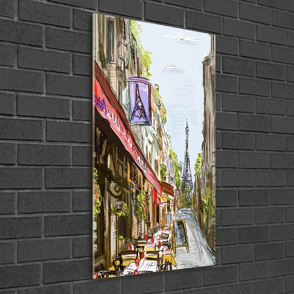 Plexiglasbilder vertikal Eiffelturm Paris