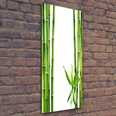 Modernes Acrylbild vertikal Bambus