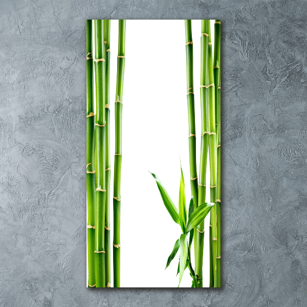 Modernes Acrylbild vertikal Bambus