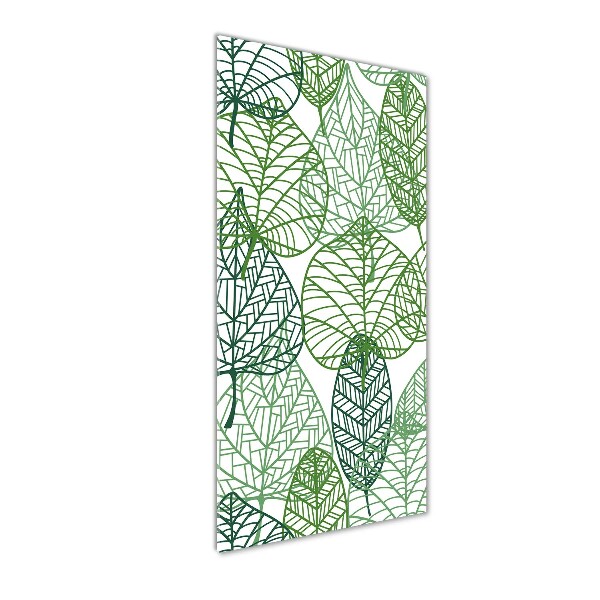 Bild auf Acrylglas vertikal Blätter