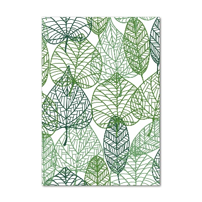 Bild auf Acrylglas vertikal Blätter