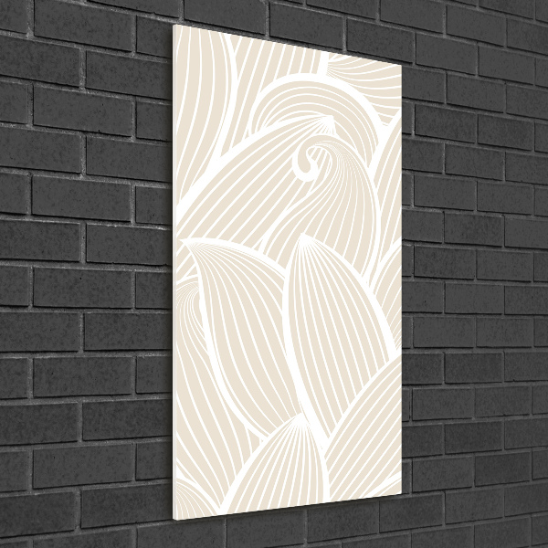 Plexiglasbilder vertikal Blütenblätter