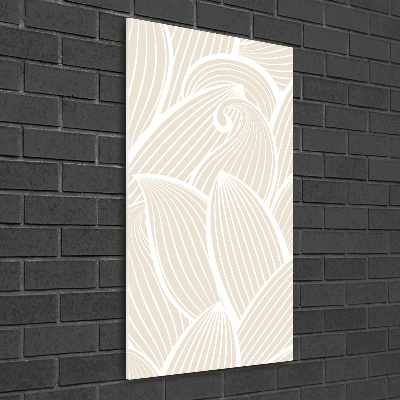 Plexiglasbilder vertikal Blütenblätter