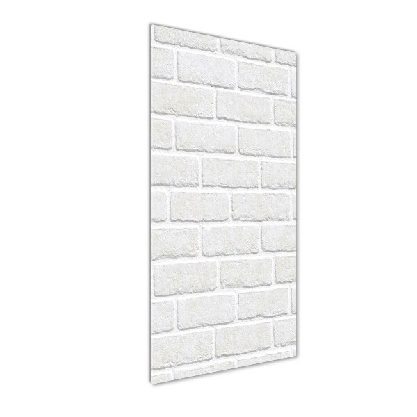Plexiglasbilder vertikal Ziegelmauer