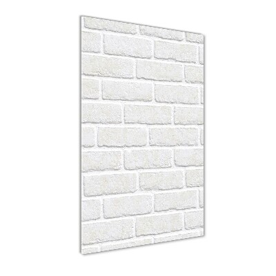 Plexiglasbilder vertikal Ziegelmauer