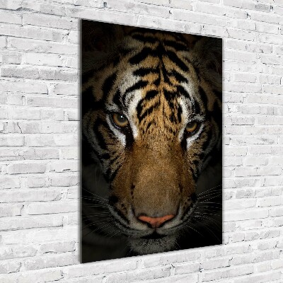 Bild auf Acrylglas vertikal Tiger