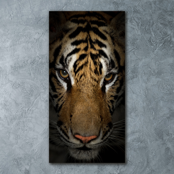 Bild auf Acrylglas vertikal Tiger