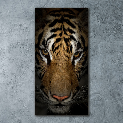 Bild auf Acrylglas vertikal Tiger