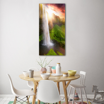 Plexiglasbilder vertikal Wasserfall