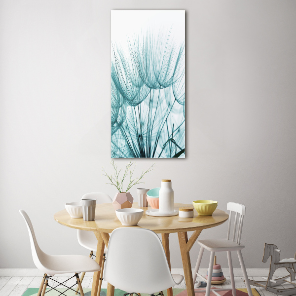 Plexiglasbilder vertikal Löwenzahnsamen