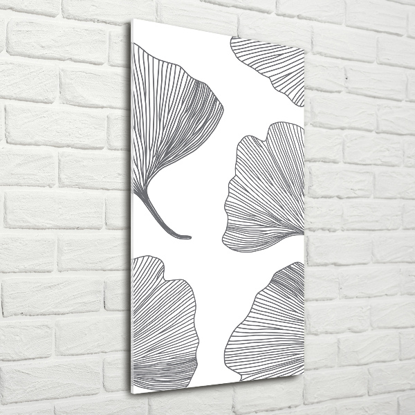 Bild auf Acrylglas vertikal Ginkgo