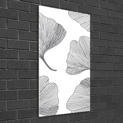 Bild auf Acrylglas vertikal Ginkgo
