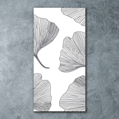 Bild auf Acrylglas vertikal Ginkgo
