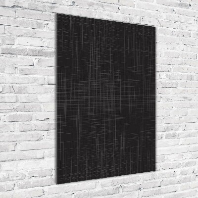 Acrylbild vertikal Leinenstruktur