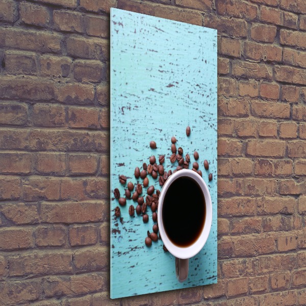 Bild auf Acrylglas vertikal Eine Tasse Kaffee