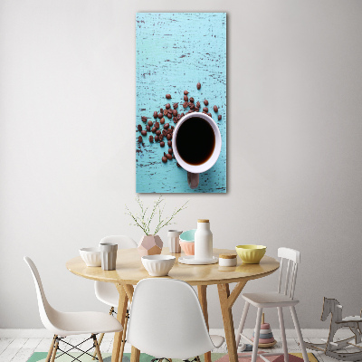 Bild auf Acrylglas vertikal Eine Tasse Kaffee