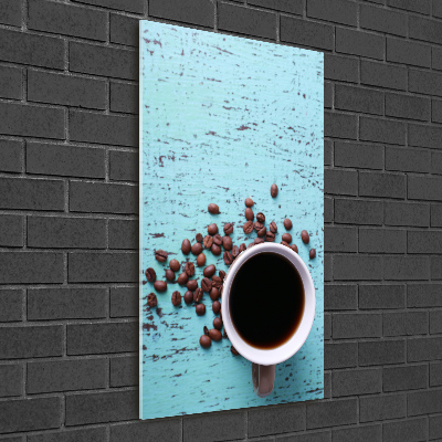 Bild auf Acrylglas vertikal Eine Tasse Kaffee