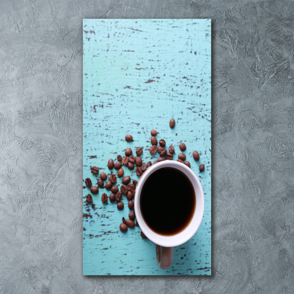 Bild auf Acrylglas vertikal Eine Tasse Kaffee