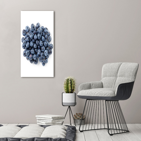 Modernes Acrylbild vertikal Beeren