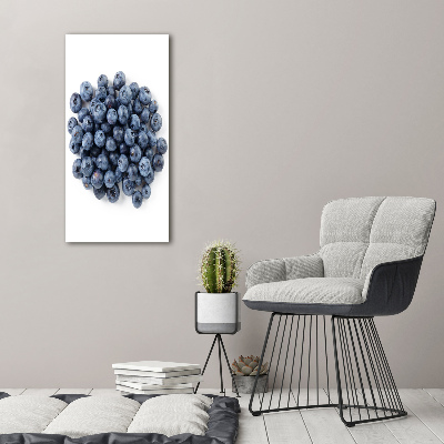 Modernes Acrylbild vertikal Beeren