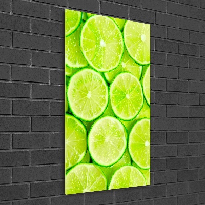 Bild auf Acrylglas vertikal Limes
