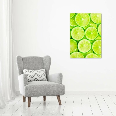 Bild auf Acrylglas vertikal Limes