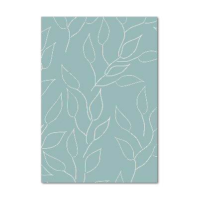 Plexiglasbilder vertikal Blätter