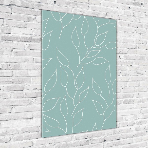 Plexiglasbilder vertikal Blätter