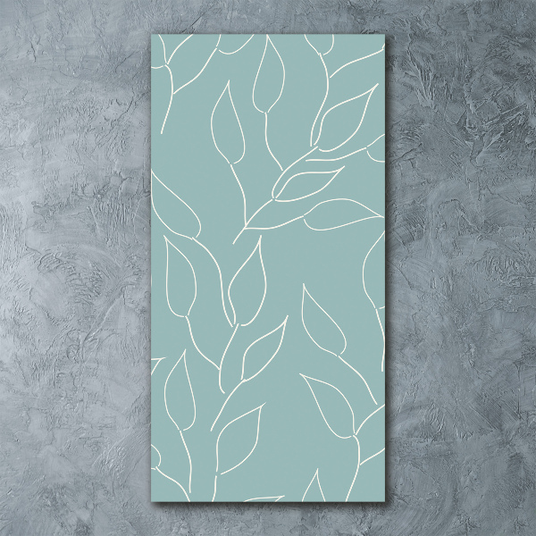 Plexiglasbilder vertikal Blätter