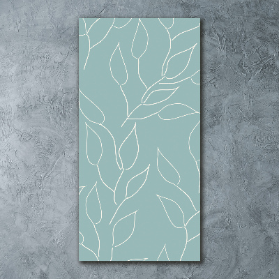 Plexiglasbilder vertikal Blätter