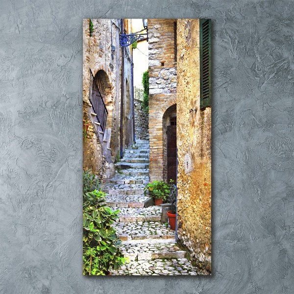 Plexiglasbilder vertikal Italienische Straßen