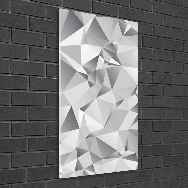 Bild auf Acrylglas vertikal 3D-Abstraktion