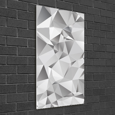 Bild auf Acrylglas vertikal 3D-Abstraktion