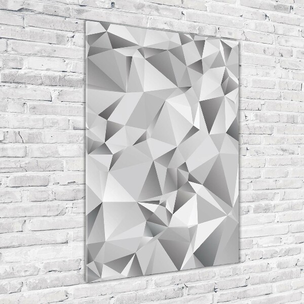 Bild auf Acrylglas vertikal 3D-Abstraktion